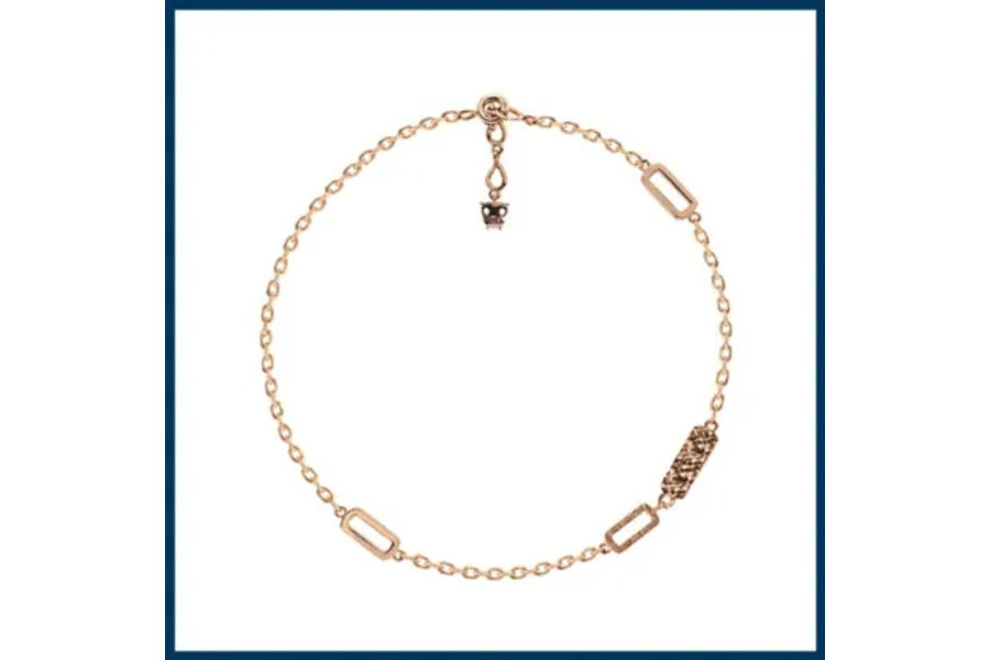 CLAVE DE J 체인 금발찌 14KPG/1.80G/22+2CM