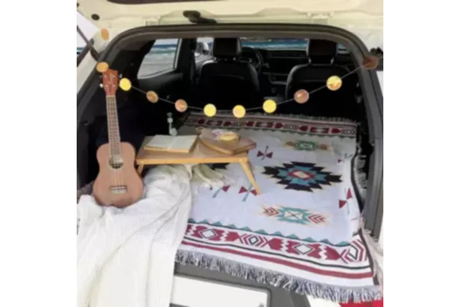 플로티나 캠핑용 순면담요 130X160CM