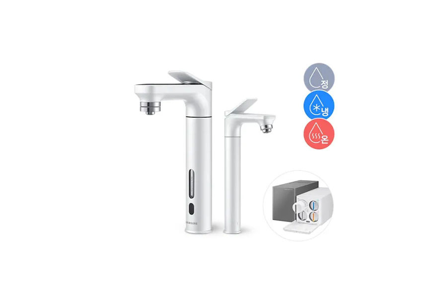 SAMSUNG 정수기 + 메인 파우셋 화이트