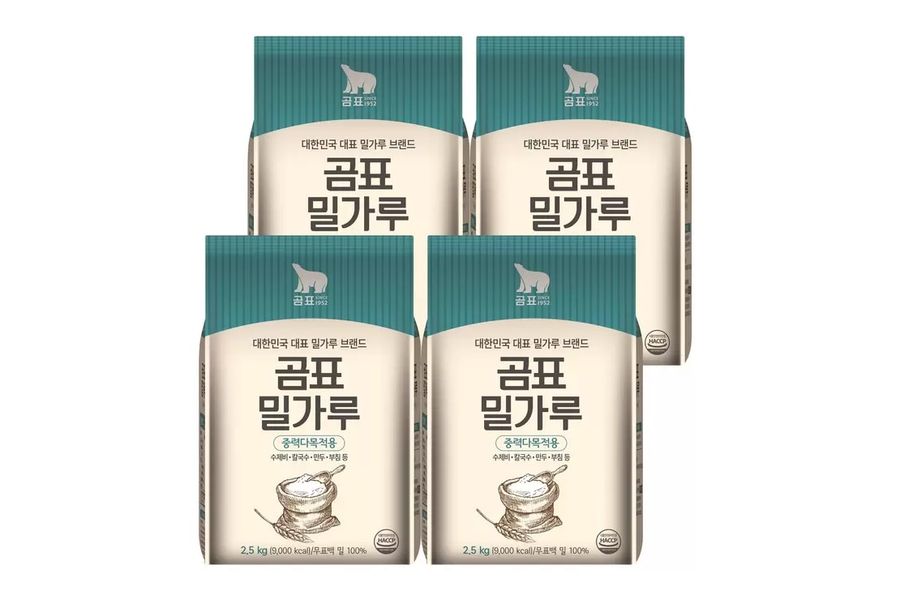 곰표중력밀가루2.5kg x 4