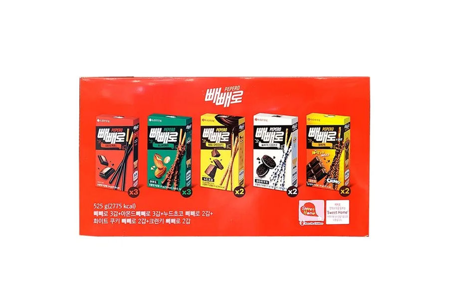 LOTTE 빼빼로 모음 504G / 12팩