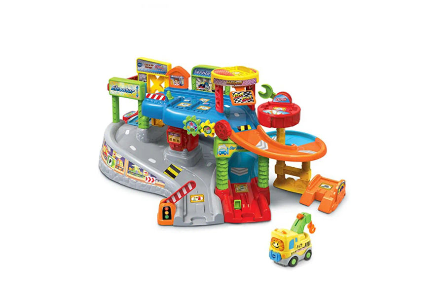 V-TECH 뛰뛰방빵 차고지 놀이세트