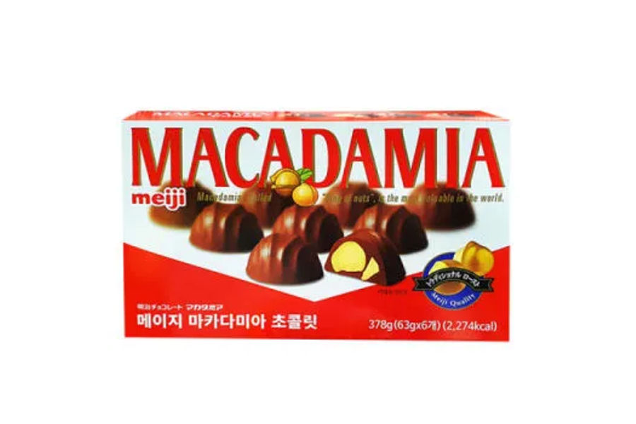 MEIJI 마카다미아 초콜릿 378G / 63G X 6