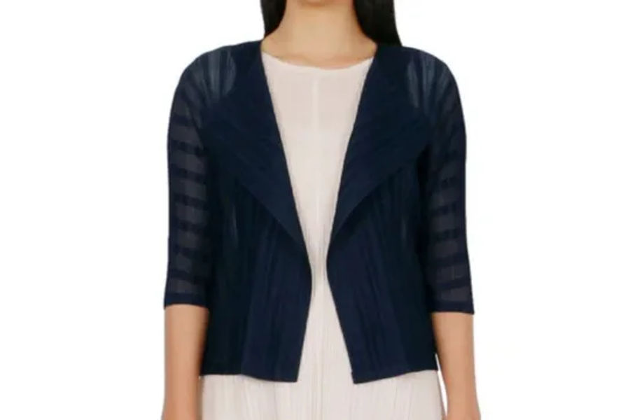 YOICHEU 여성플리츠 가디건 FREE SIZE