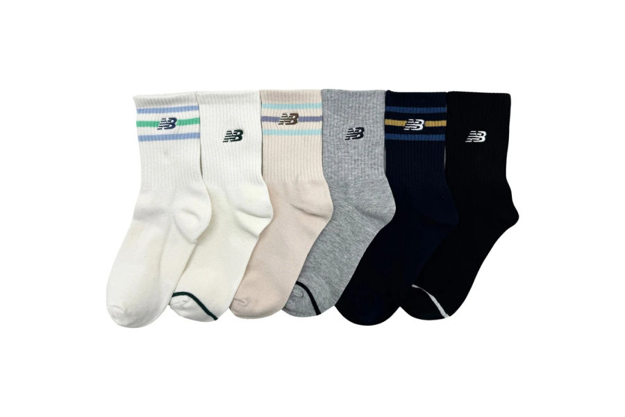 NEW BAKLANCE 아동 양말 6족 S,M,L ASIAN SIZE