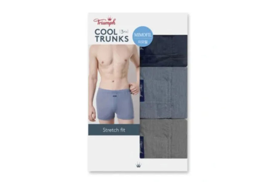 TRIUMPH 트라이엄프 남성 트렁크3매 95-110 ASIAN SIZE