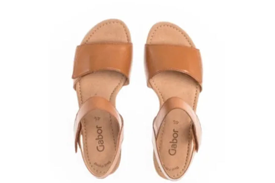 GABOPR 여성 가죽 샌달 225MM - 250MM