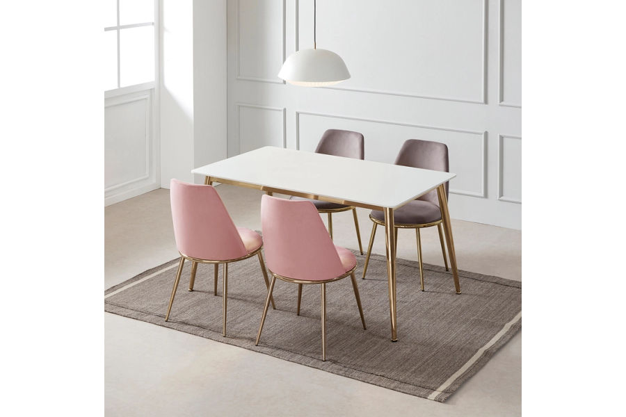 핀란디아 세라믹 4인 식탁 세트