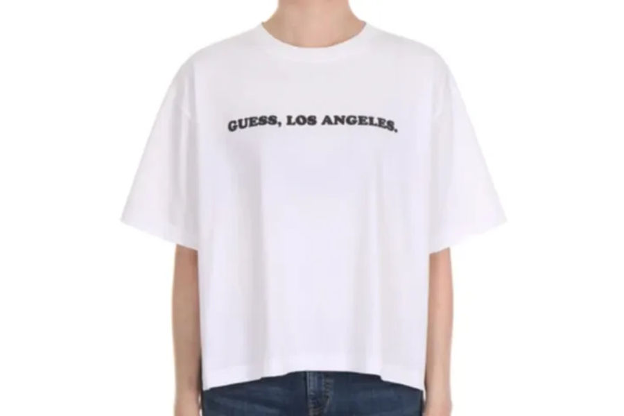 GUESS 여성 오버핏티셔츠 S,M ASIAN SIZE