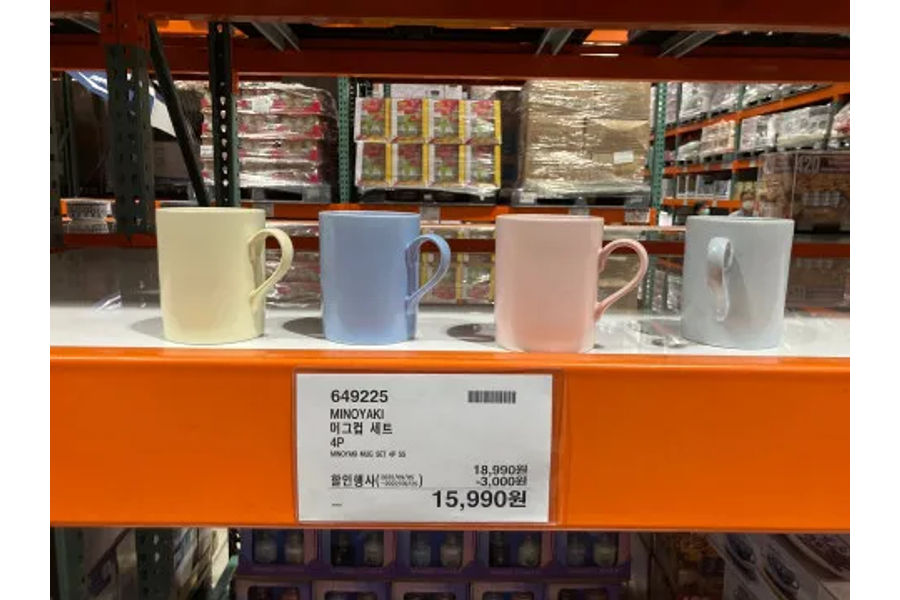 MINOYAKI 머그컵 세트 4P