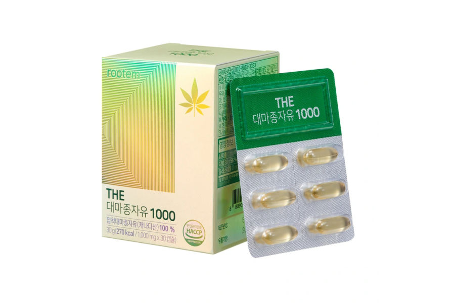 루템 THE 대마종자유1000/1000mg x 30캡슐x 2