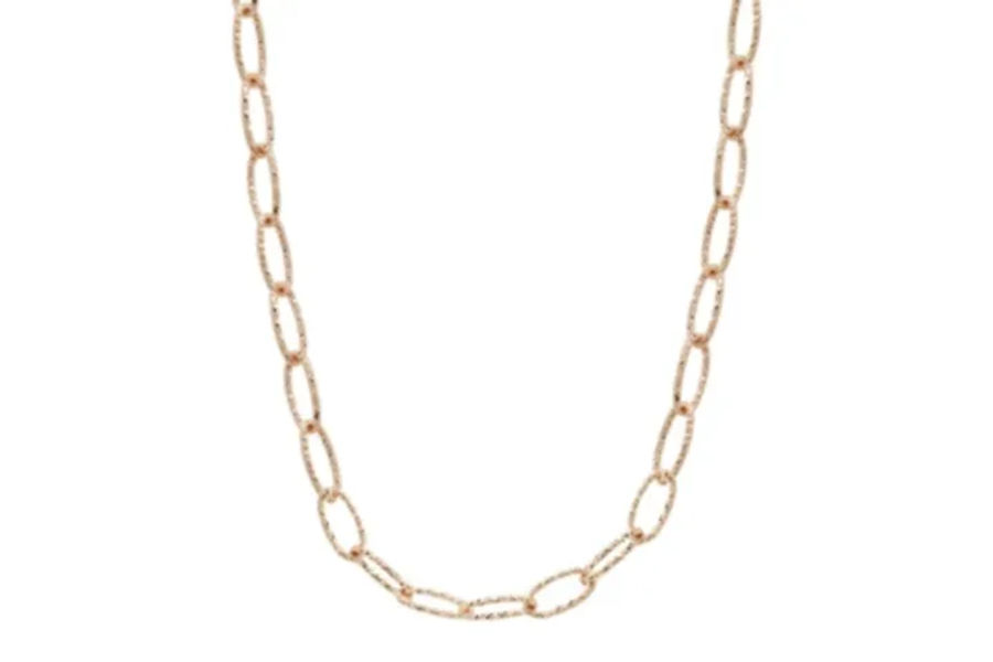 CLAVE DE J 골드 목걸이 14K PG / 6.93G / 44.5 CM