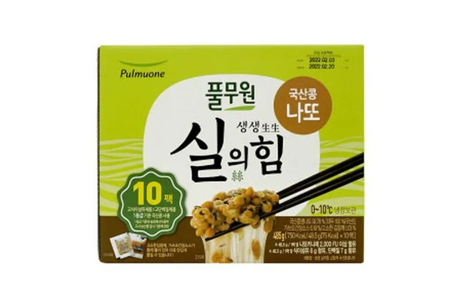 풀무원 실의힘 국산콩 생나또 48.5G X 10