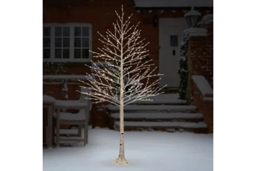크리스마스 장식 LED 자작나무 2.28M(H)