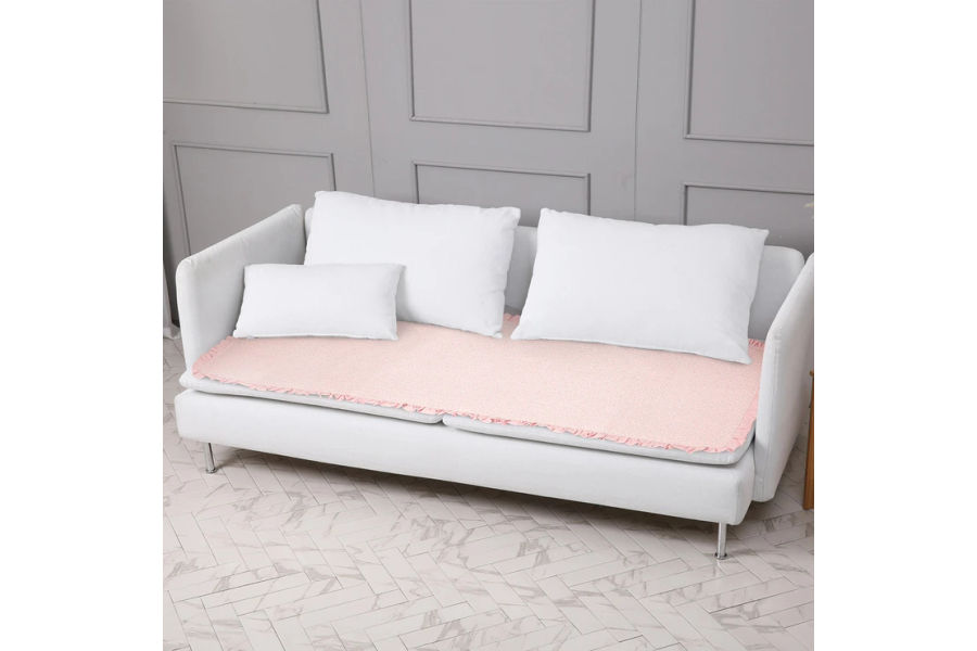 루마인 홈 면 프릴 소파패드 60X200CM