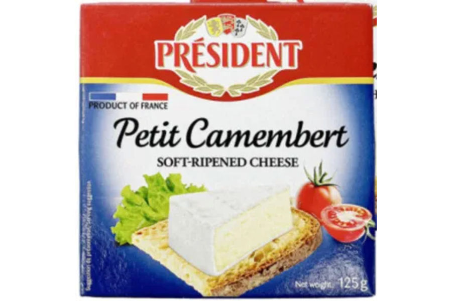 PRESIDENT 쁘띠 까망베르 125G X 4 원산지: 프랑스