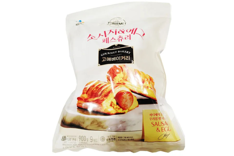 고메베이커리 소시지&에그 페스츄리 100G X 9