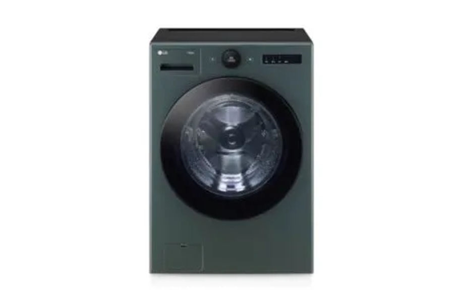 LG 오브제 세탁기 24KG,네이처그린