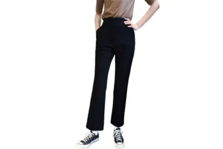 AK ANNE KLEIN 여성 풀밴딩 바지 S,M,L,XL ASIAN SIZE