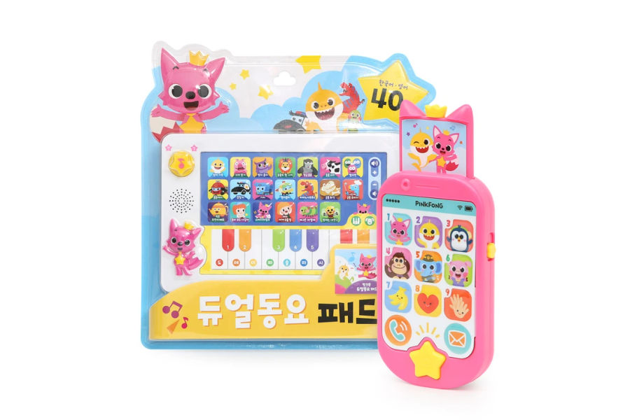 핑크퐁 스마트 세트(팝업 스마트폰,듀얼패드)