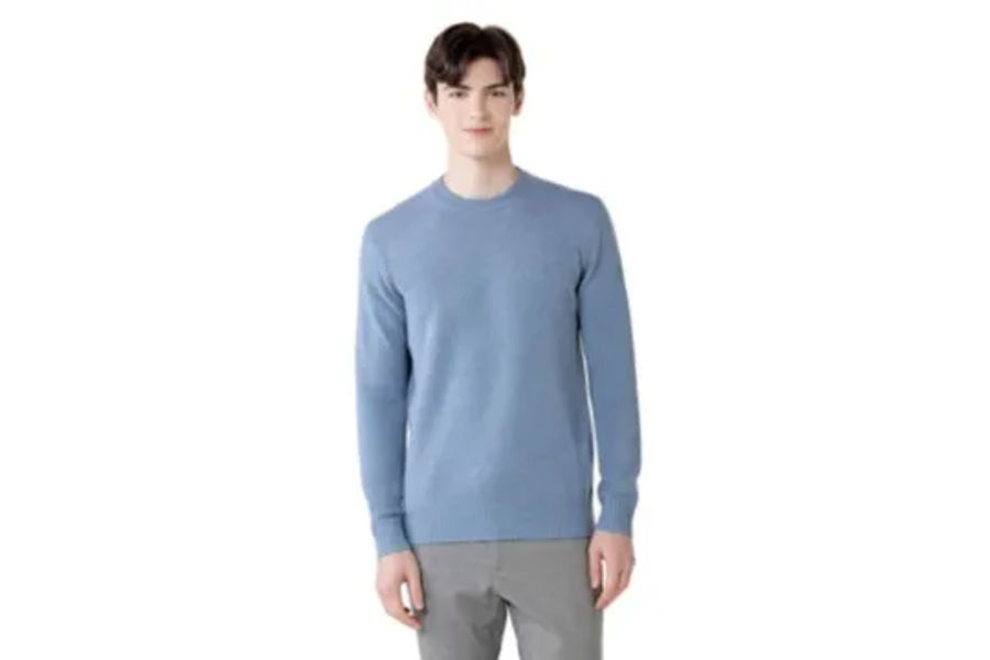 VINE 남성 울 니트 크루넥 S,M,L,XL ASIAN SIZE