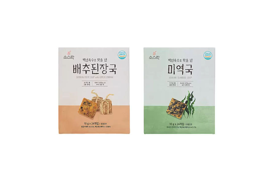 소스락 백년육수로 맛을 낸 즉석국 10g x 24