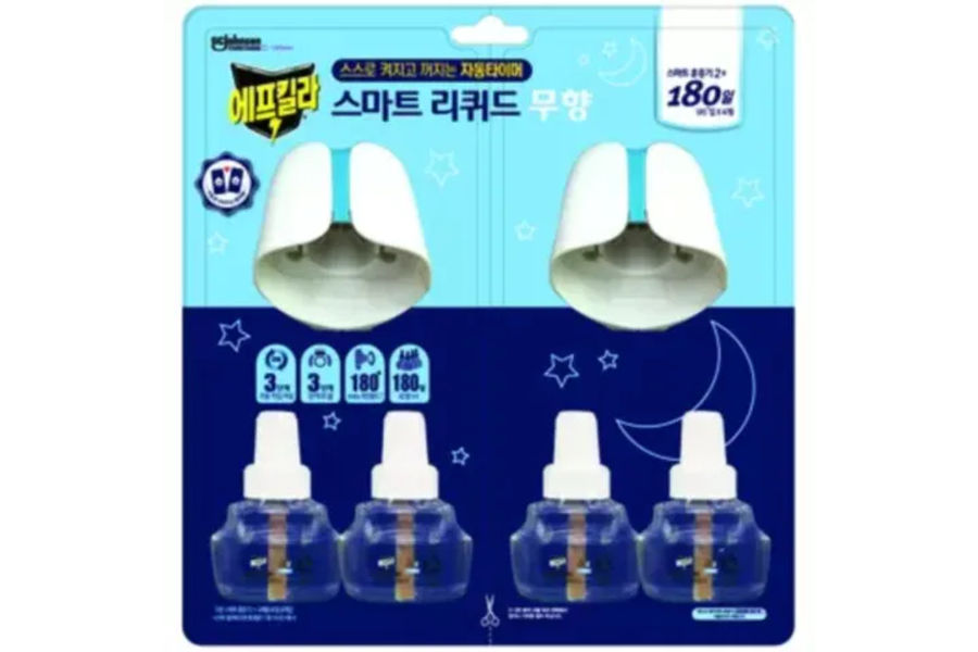 에프킬라 스마트 리퀴드 세트 훈증기 2개 + 리필4개