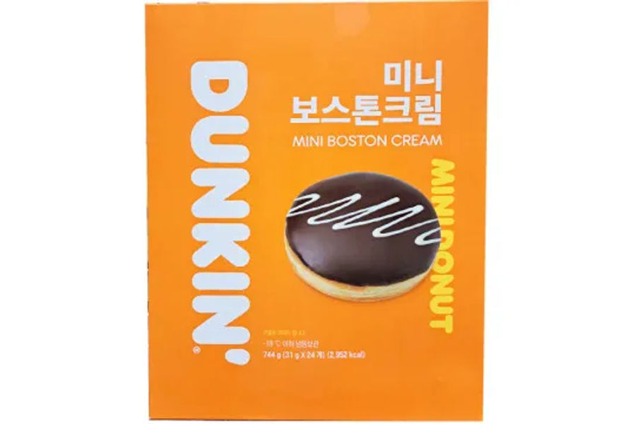 던킨 미니보스턴크림 도넛 744G(31G X 24CT)