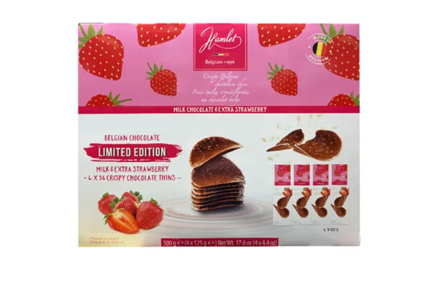 HAMLET 스트로베리 초코틴 500G / 125G X 4PK
