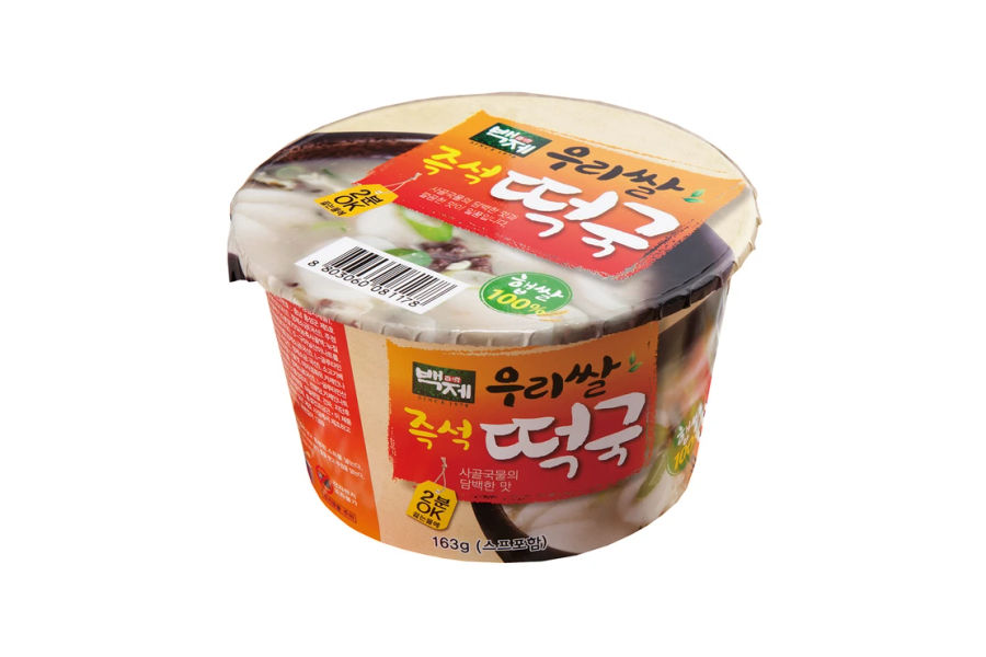백제 햅쌀 쌀떡국 163g x 16