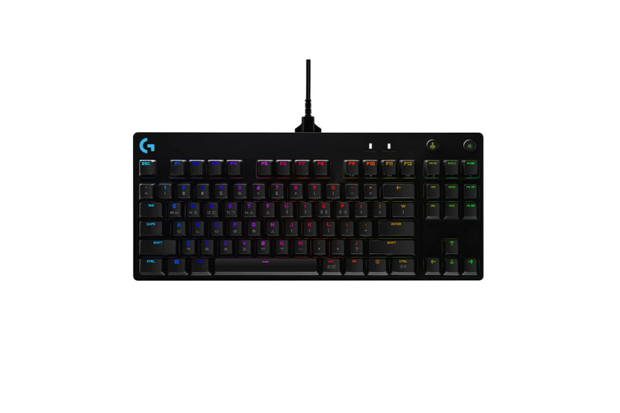 로지텍 유선 게이밍 키보드 G PRO GX BLUE Clicky, TKL