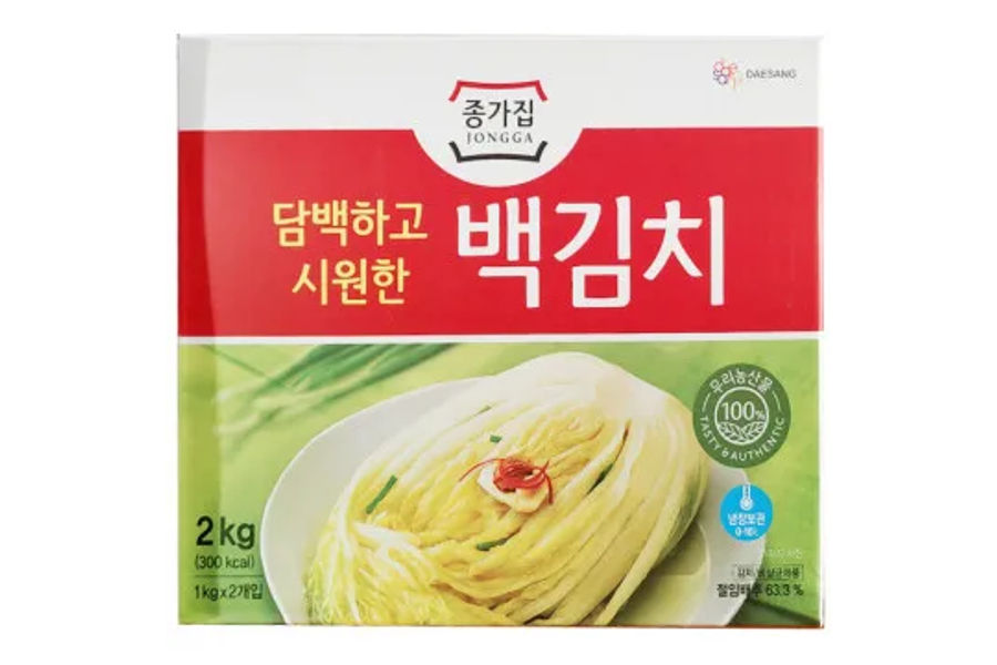 종가집 백김치 1KG X 2