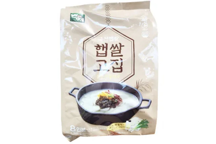 백제 햅쌀고집 진한 사골떡국