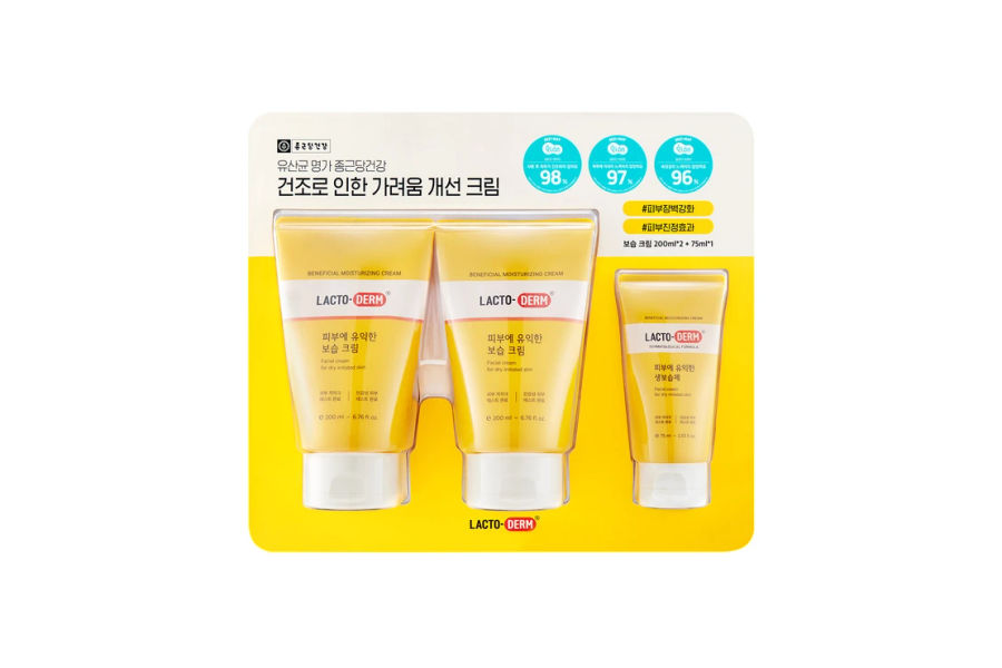 종근당 락토덤 생보습제 크림 200ml X 2 + 75ml