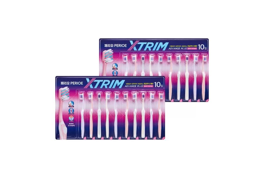 페리오 익스트림 어드밴스플러스 칫솔 10개x 2팩