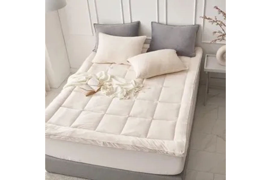 에이프릴앳홈 스판 극세사 토퍼 퀸사이즈 140X210CM