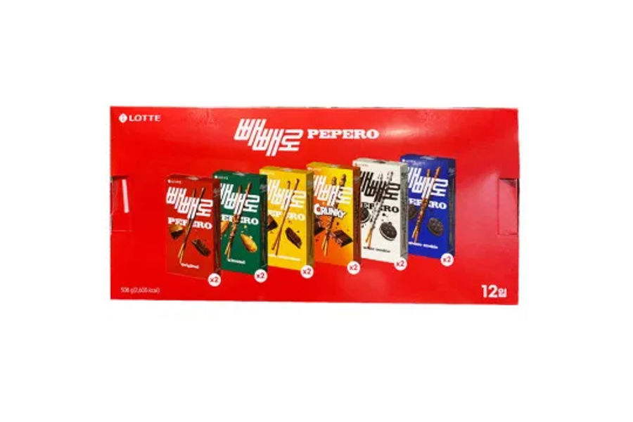 LOTTE 빼빼로모음 508G / 12팩