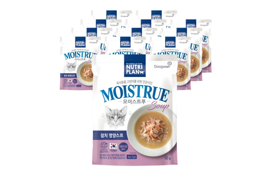 뉴트리플랜 모이스트루 참치영양스프 50g x 12 x 3pk