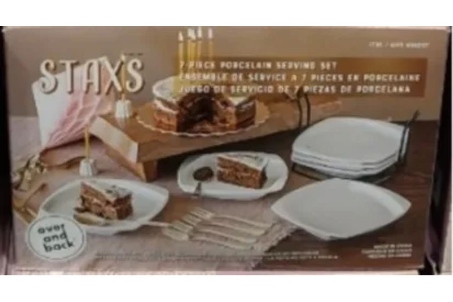 OVER&BACK 스태킹접시세트 7P (랙포함)