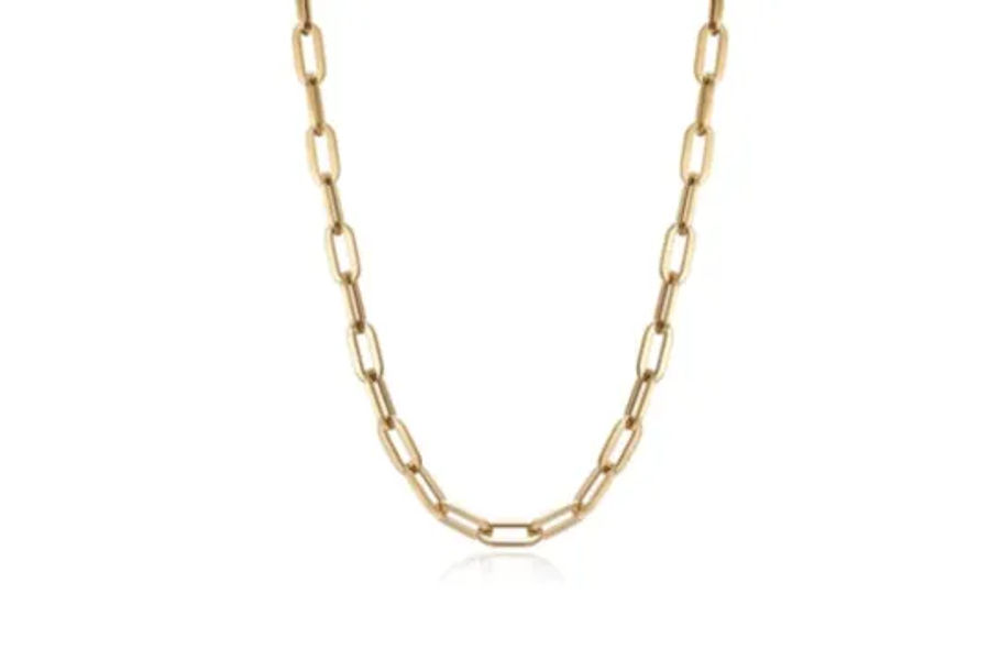 LOND 론드 볼륨 할로우 목걸이 18K YG 22.55G