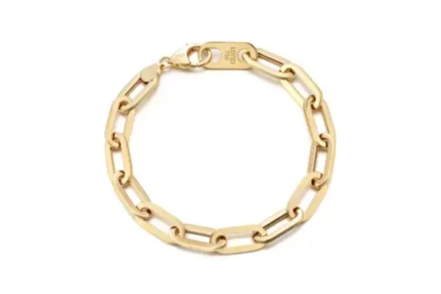 LOND론드 볼륨 할로우 팔찌 18K YG 9.41G