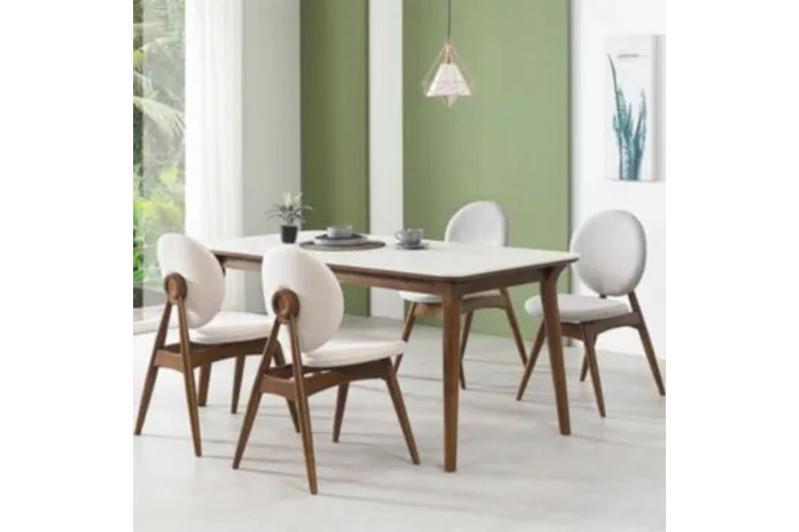 THE ONE 이태리세라믹 식탁 의자4 + 보조의자