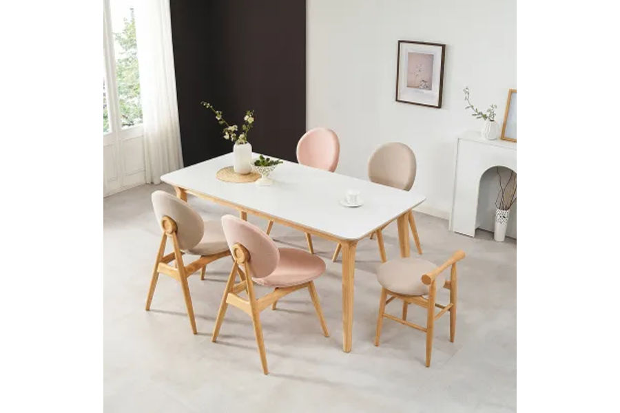 더원 세라믹식탁세트 의자4+보조의자