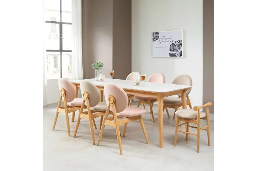 더원 세라믹식탁세트 의자6+보조의자