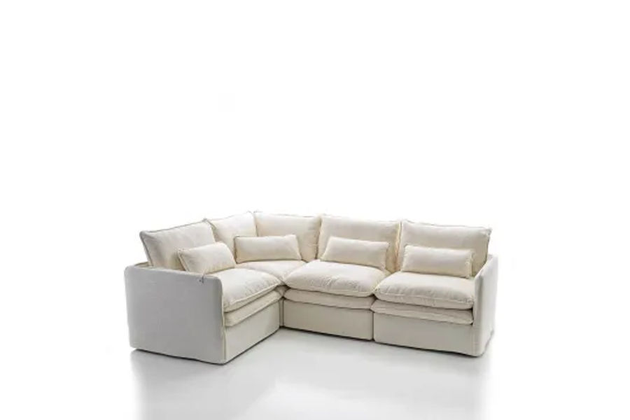 CHARLES CROWN 발리소파 6인 구스 충전제