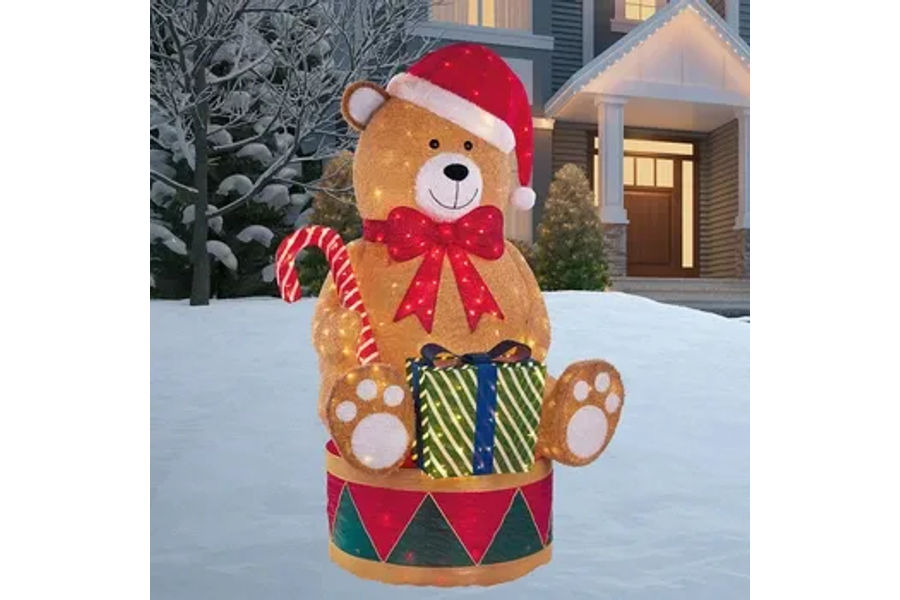 크리스마스 장식 LED 곰돌이 높이 243CM