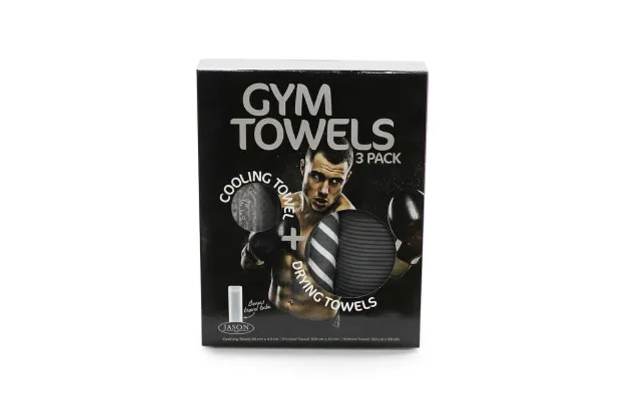 JASON 짐타월 3개(용기1개포함)