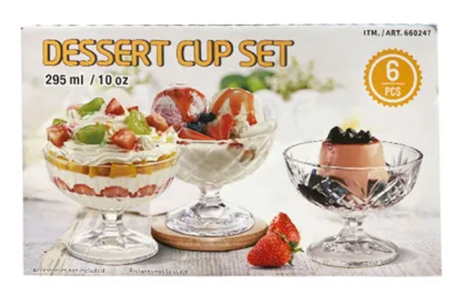 KING CRYCTAL 디저트컵 세트 6PK