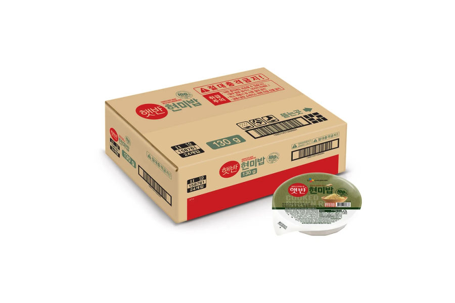 CJ 햇반100%현미밥작은 공기 130g x 24