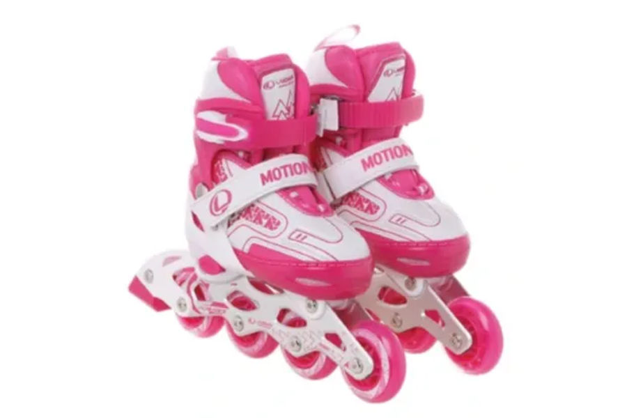 LANDWAY 인라인 스케이트 블루, 핑크